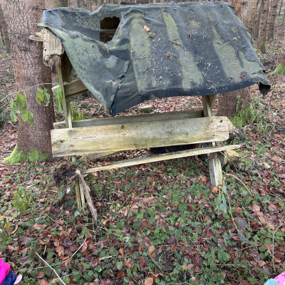Die alte Futterkrippe Die alte Futterkrippe