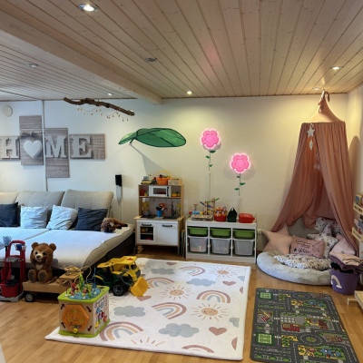 Das Wohn- und Spielzimmer Das Wohn- und Spielzimmer