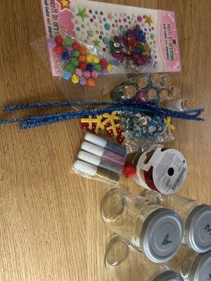 Teelichtgläser basteln