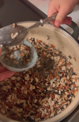 Wir machen Meisenknödel